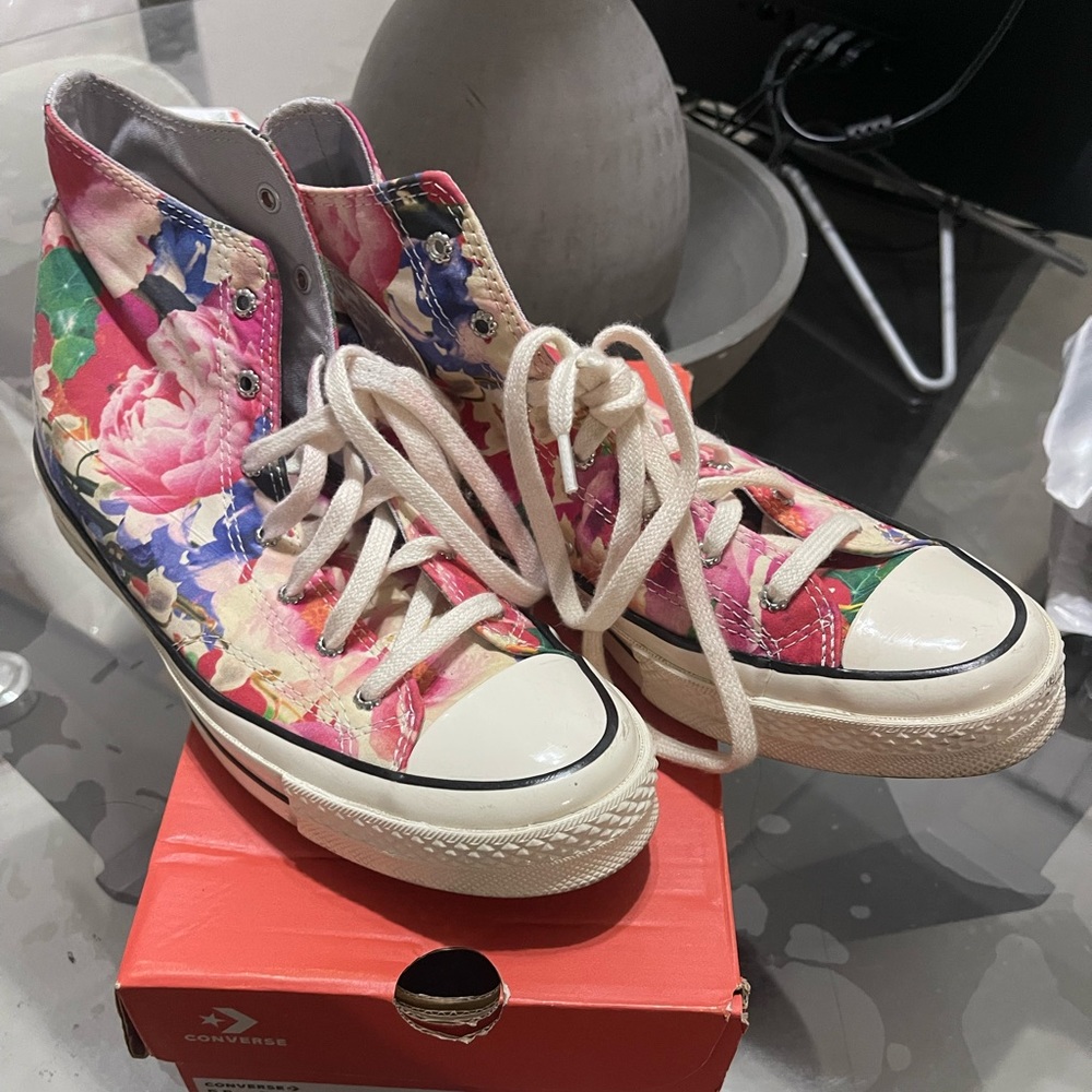 Floral Converses